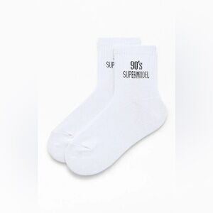 90's Supermodel Crew Socks